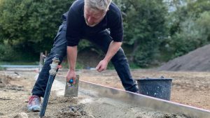 Bêche périphérique pour dallage béton